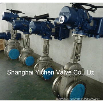 API 6D Rising Stem Motor Operated Gate Valve